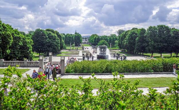 Vigeland-Park (Vigelandsparken) in Oslo