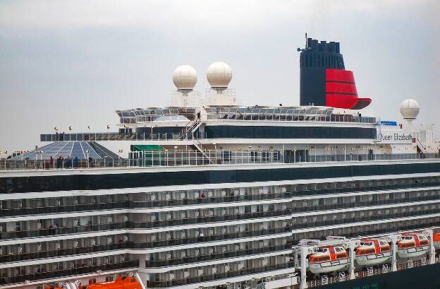 Queen Elizabeth von Cunard Line in Venedig (Italien)