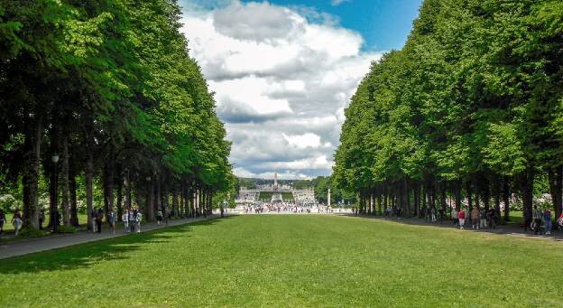 Vigeland-Park und Frogner-Park in Oslo, Norwegen