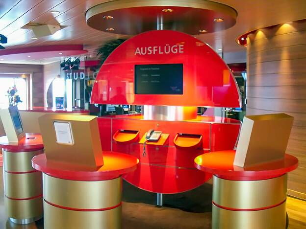 AIDAblu - Ausflug Counter