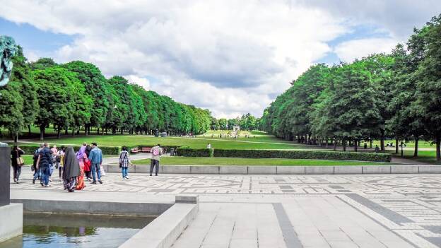 Vigeland-Park und Frogner-Park in Oslo, Norwegen