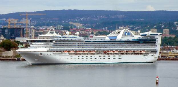 Star Princess von Princess Cruises in Oslo, Norwegen