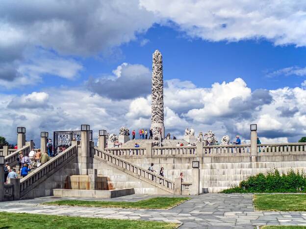 Vigeland-Park (Vigelandsparken) in Oslo